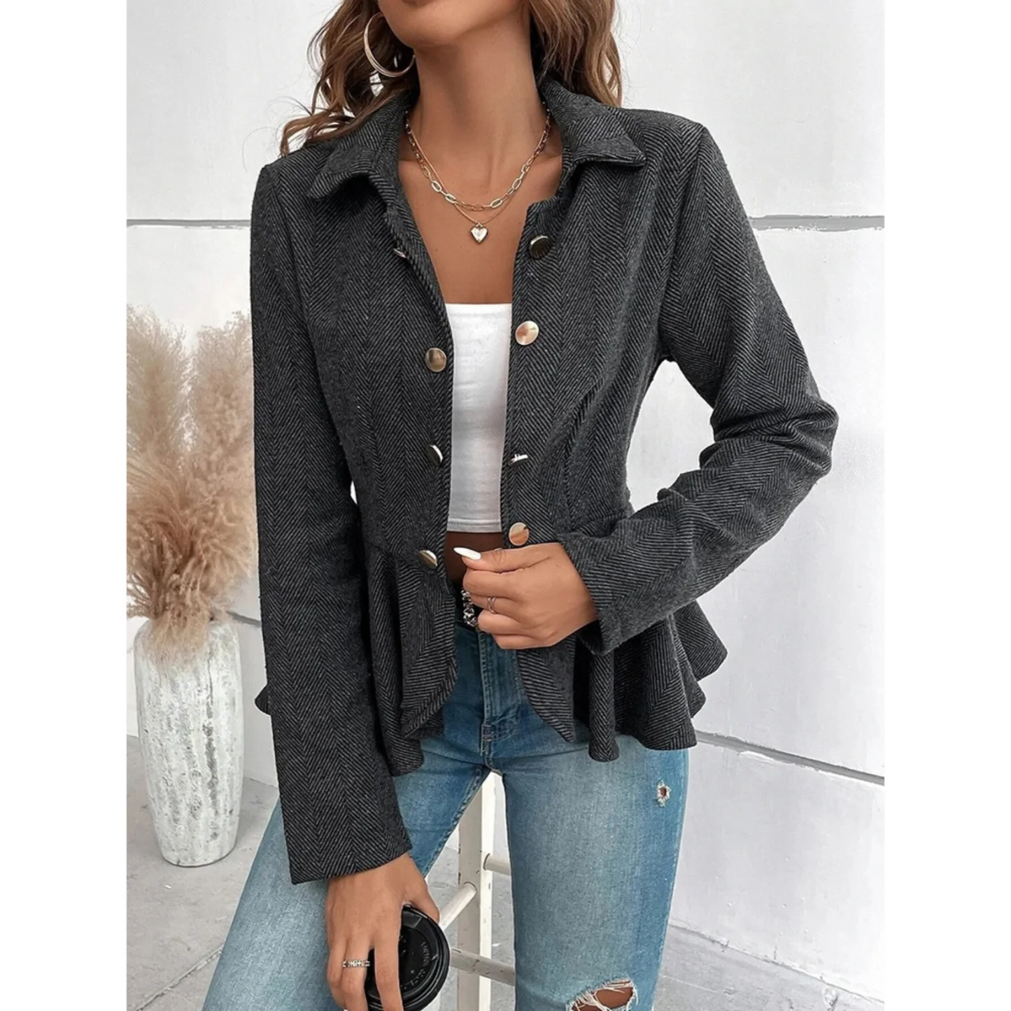 Mirteā¢| Blazer Met Strepen Voor Dames