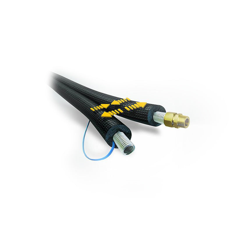 Dubbele Solarkabel in DN20 Omhulsel
