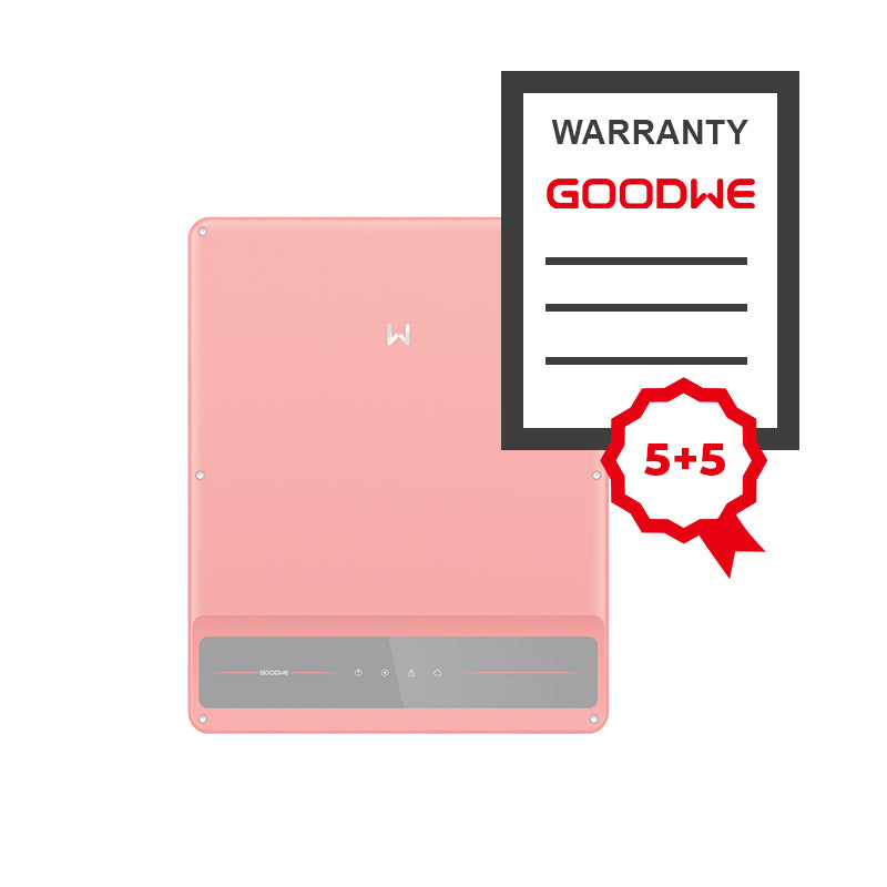 GOODWE Garantie Uitbreiding 5+5 jaar voor GW30K-MT