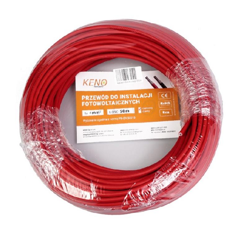KENO 4mm² Rode Kabel 50m