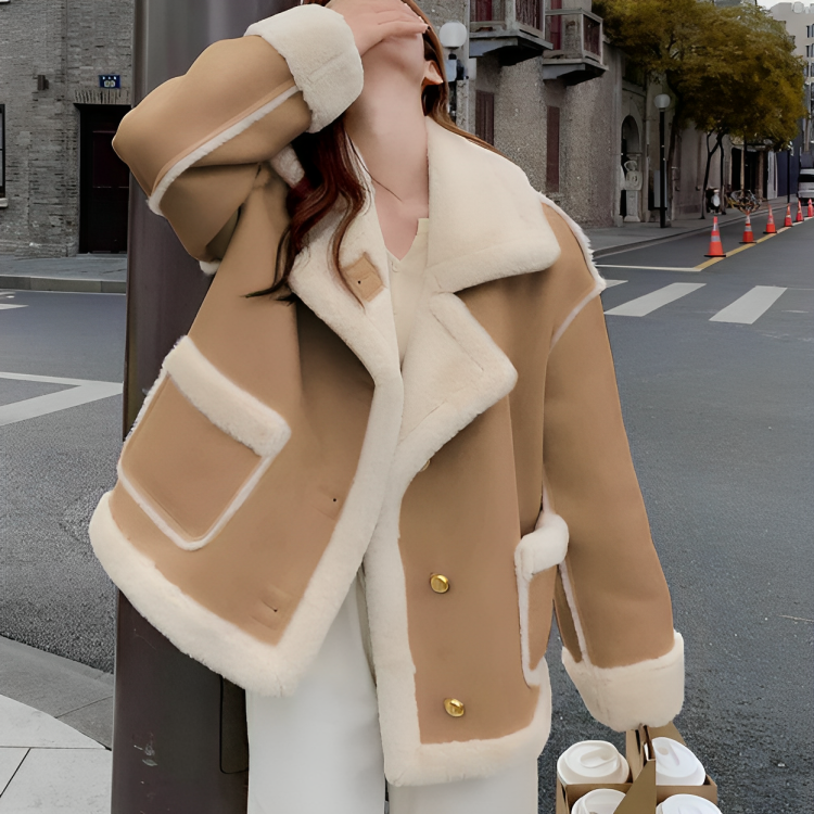 Ella™ l Warme winter jas van kasjmier
