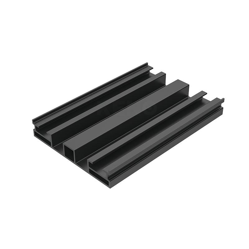 Trapeziumvormige Hoekrail Zwart