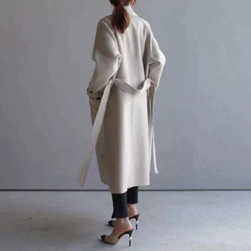 Lainey™ | Lange Wollen Dames Jas