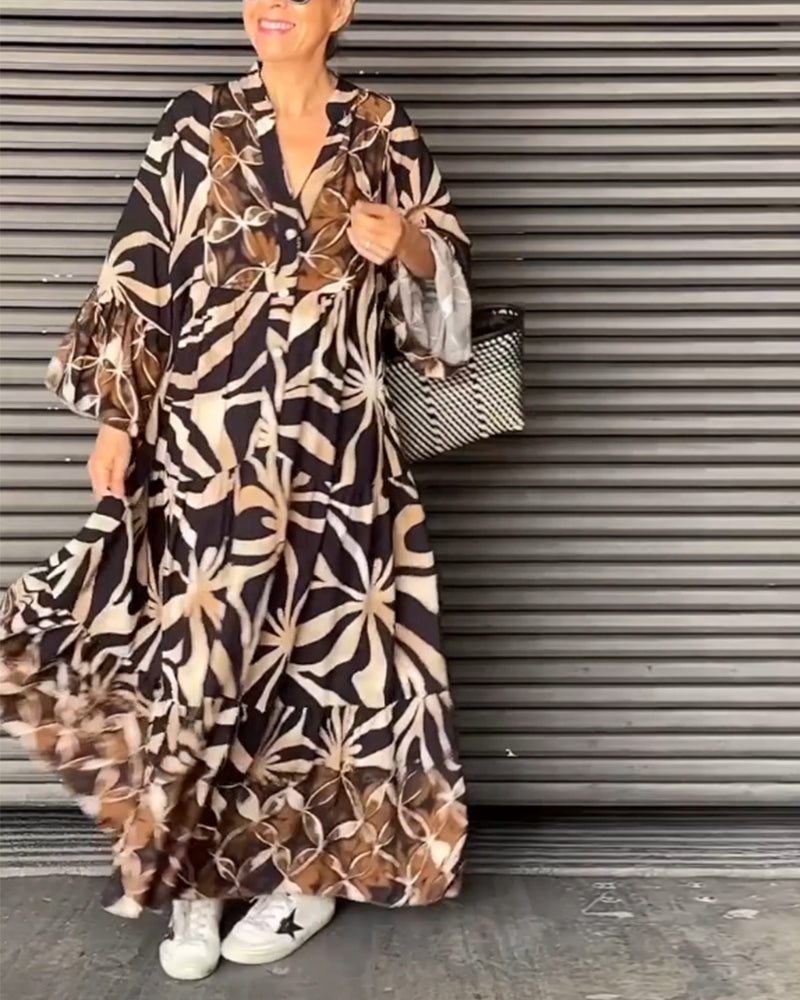 Vittoria™ | Losse Jurk Met Print