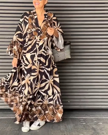 Vittoria™ | Losse Jurk Met Print