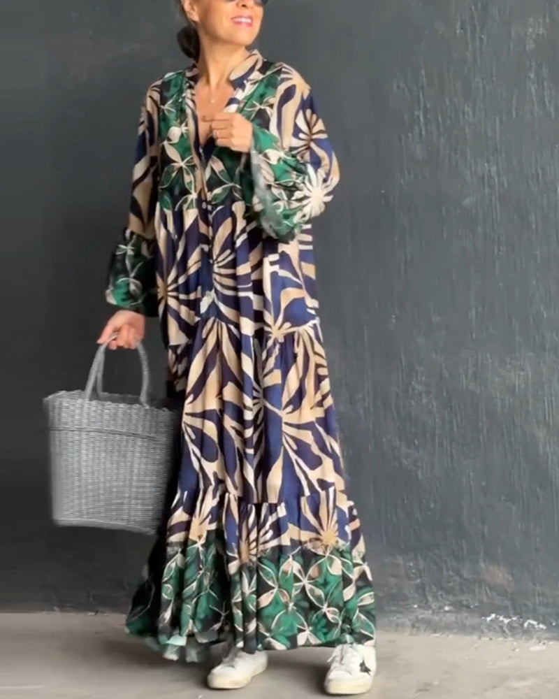 Vittoria™ | Losse Jurk Met Print