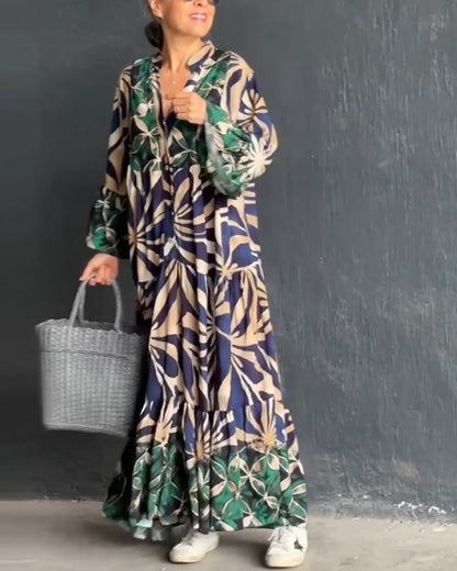 Vittoria™ | Losse Jurk Met Print