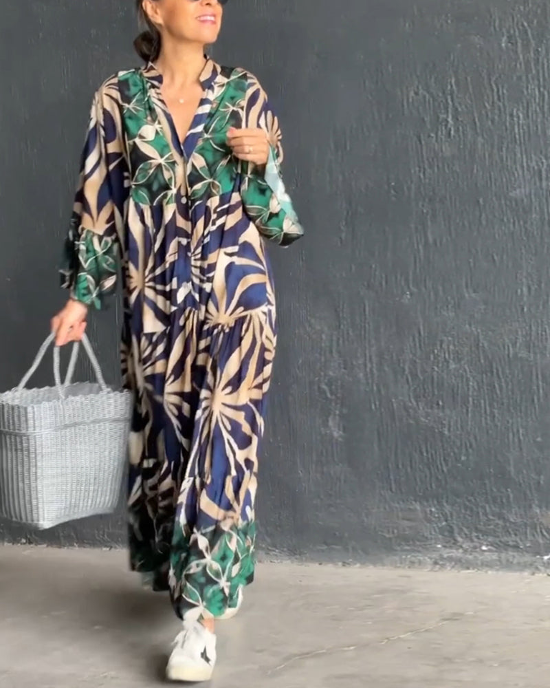 Vittoria™ | Losse Jurk Met Print