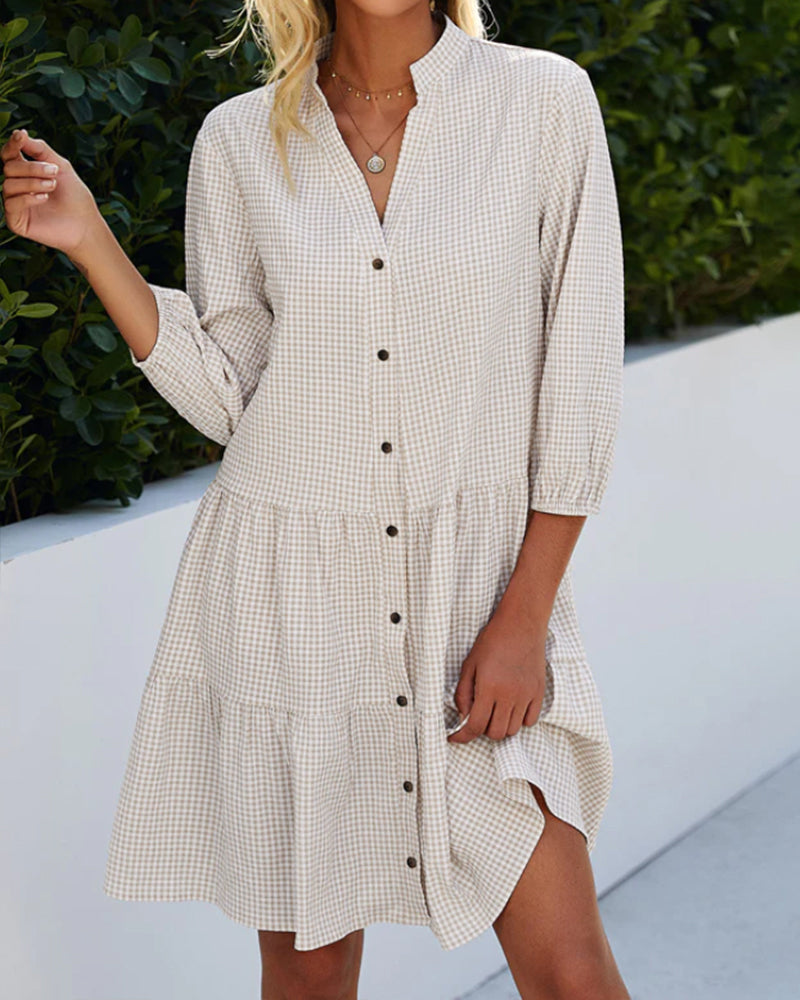 Masha™ | Elegant Geruite Lentejurk