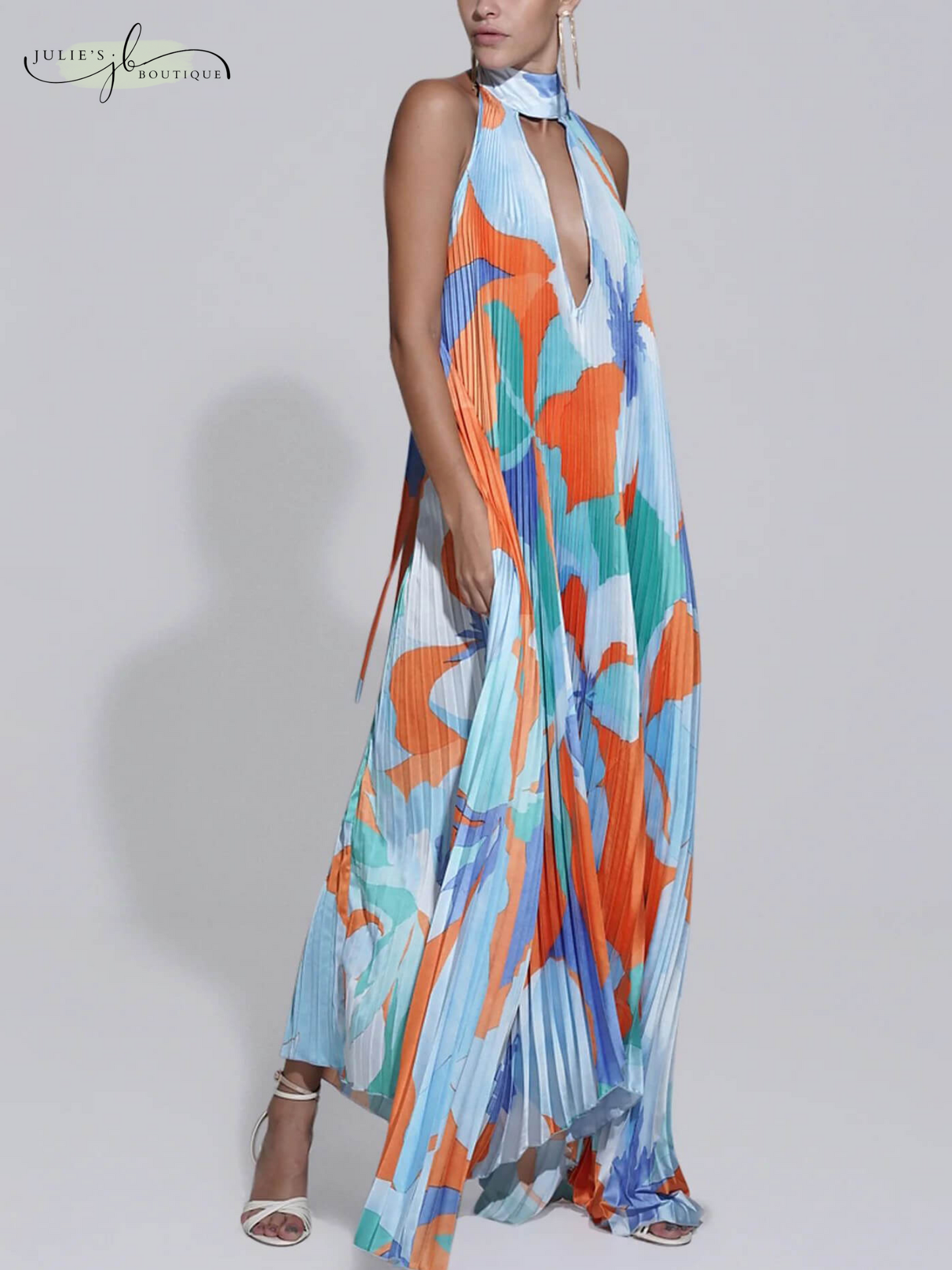 Janella™ | Maxi Jurk Met Nekhouder
