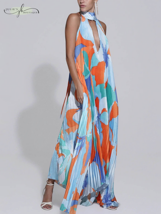 Janella™ | Maxi Jurk Met Nekhouder
