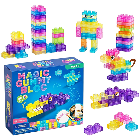 Magic Gummy Blocks – Zachte Bouwstenen voor Kinderen