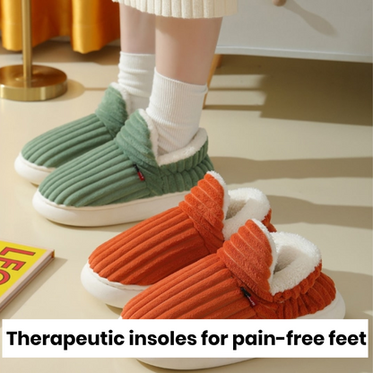Blesara™ | Cozy Fleece-Lined Comfort Slippers (1+1 Gratis)