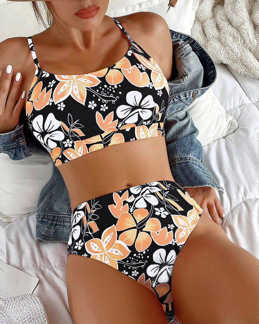 Astra™ | Bikini met bloemmotief