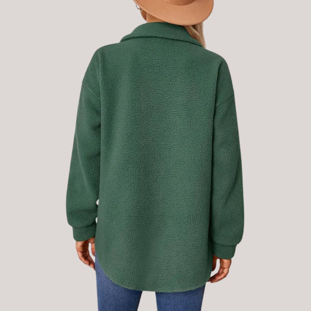 Renske™| Zachte Halflange Jas