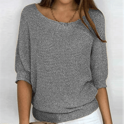 Ginera™ | Elegante en comfortabele trui met ronde hals