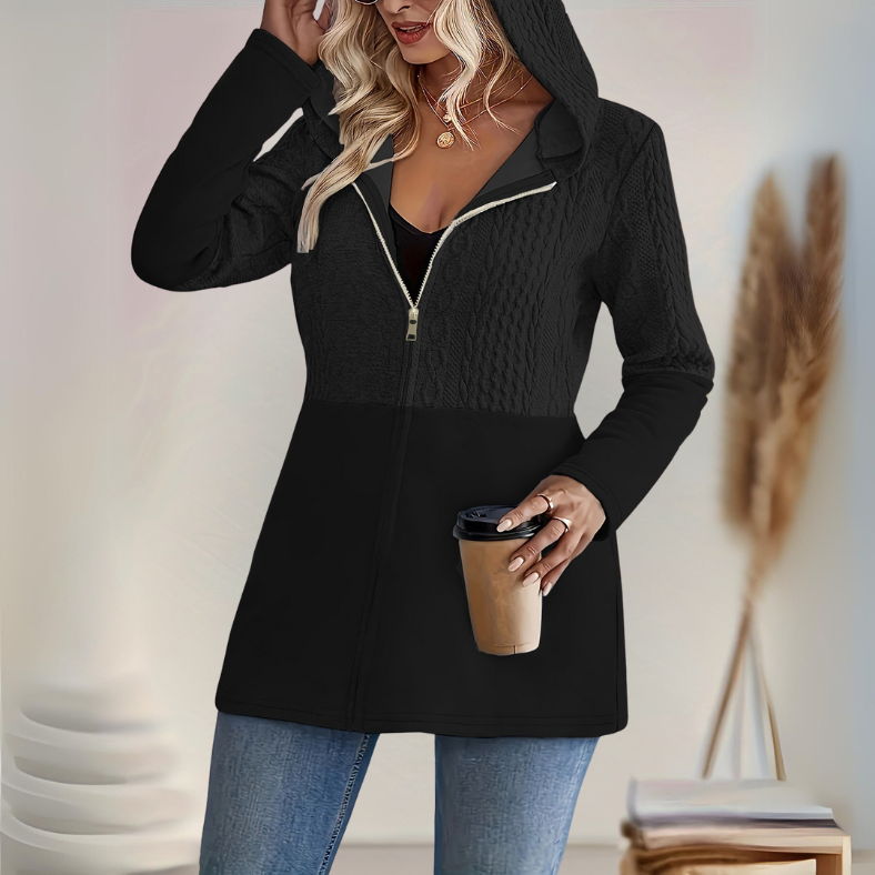 Elise™ | Cozy Dames Capuchon Ritsjas