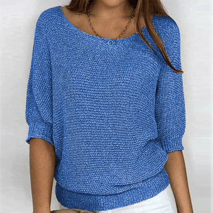 Ginera™ | Elegante en comfortabele trui met ronde hals