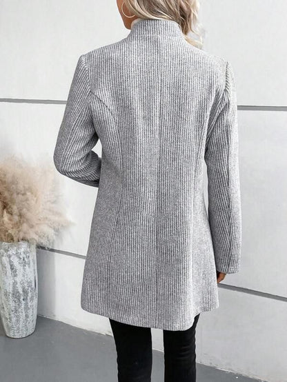 Hattie™ | Elegante Kleurloze Grijze Blazer