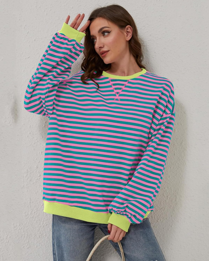 Delaney™ | Comfortabel Gestreept Sweatshirt
