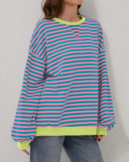 Delaney™ | Comfortabel Gestreept Sweatshirt