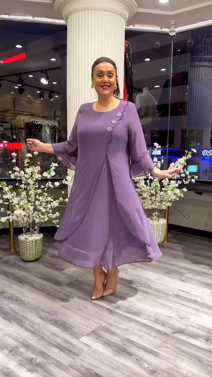 Nerisa™ | Moeiteloos elegante jurken in effen kleuren