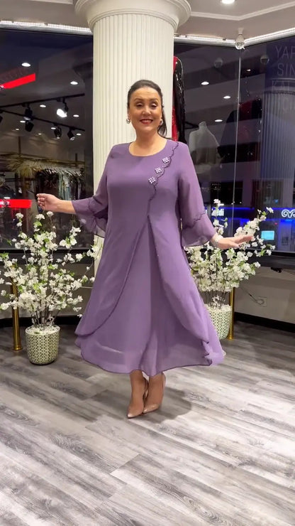 Nerisa™ | Moeiteloos elegante jurken in effen kleuren