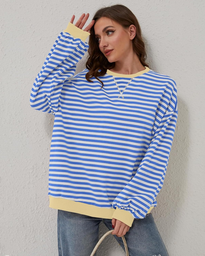 Delaney™ | Comfortabel Gestreept Sweatshirt
