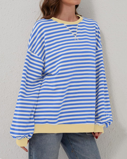 Delaney™ | Comfortabel Gestreept Sweatshirt