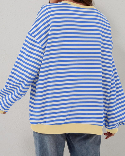 Delaney™ | Comfortabel Gestreept Sweatshirt