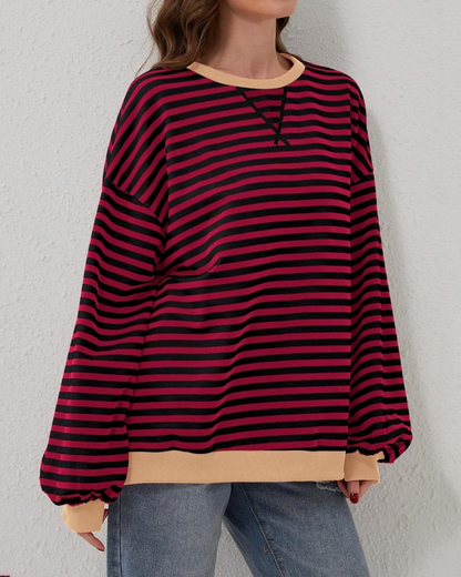 Delaney™ | Comfortabel Gestreept Sweatshirt