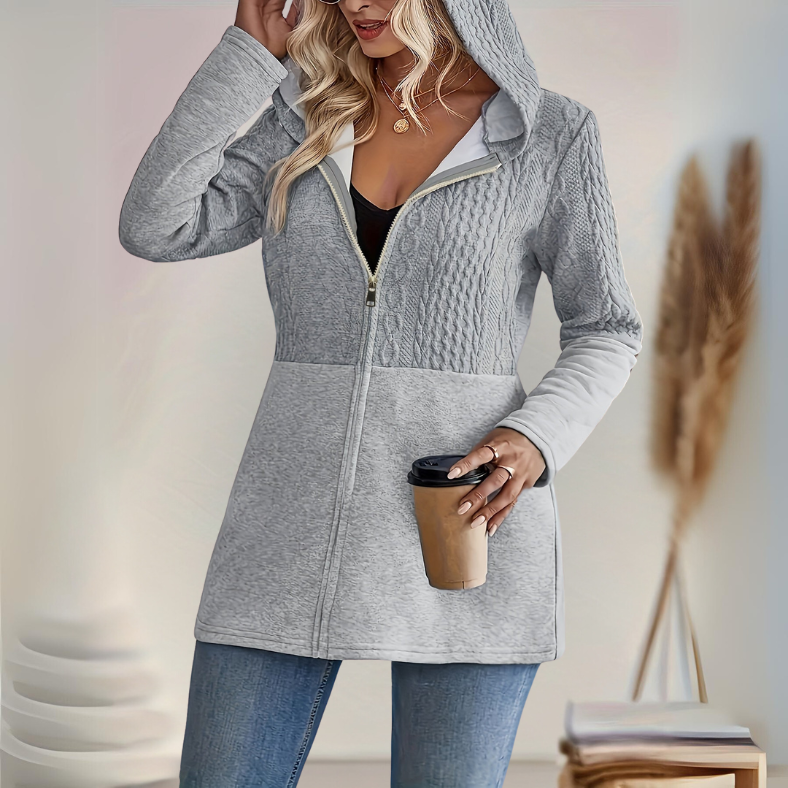 Elise™ | Cozy Dames Capuchon Ritsjas