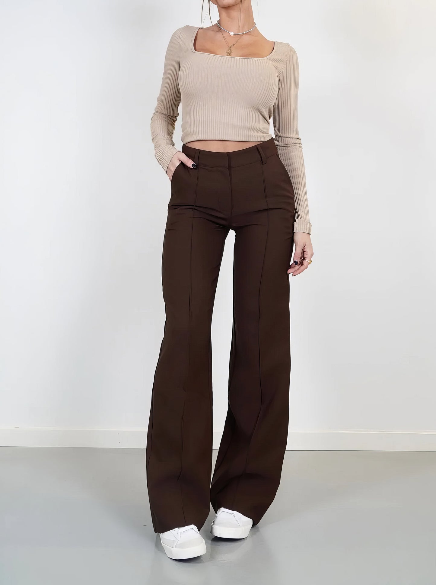 Miracle™ | Elegante flatterende wijde broek