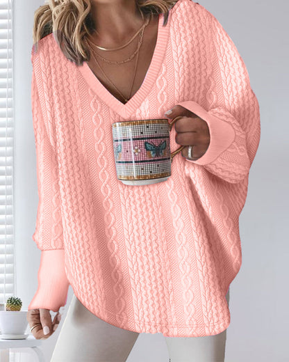Wynter™ l  Sweater met losse V-hals