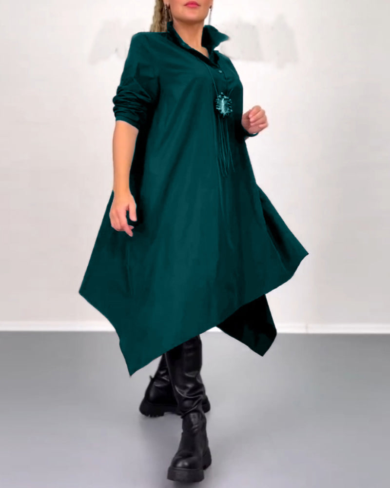 Serena™ | Onregelmatige Kantoorjurk