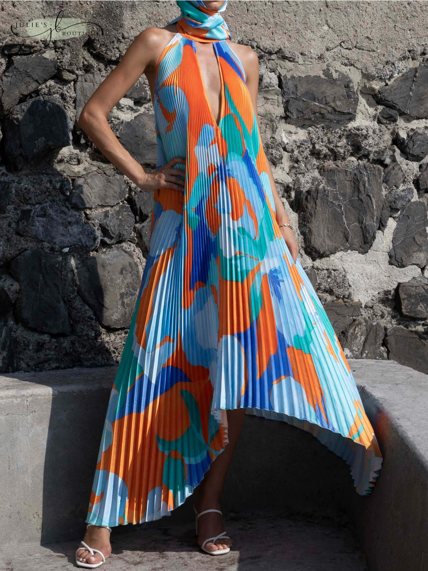Janella™ | Maxi Jurk Met Nekhouder