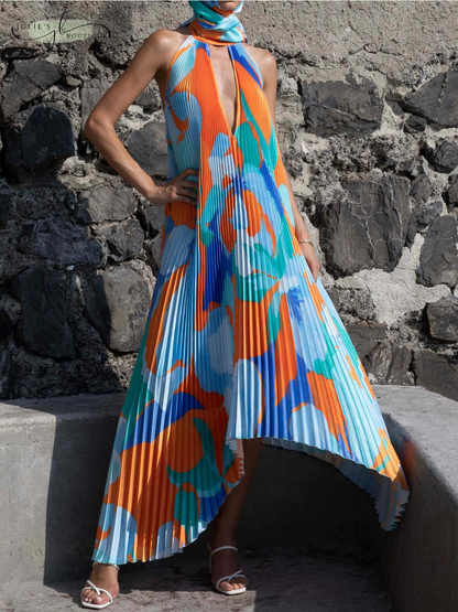 Janella™ | Maxi Jurk Met Nekhouder