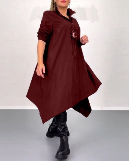 Serena™ | Onregelmatige Kantoorjurk