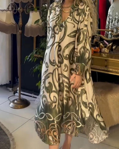 Lyanna™ | Losse en elegante jurk met print