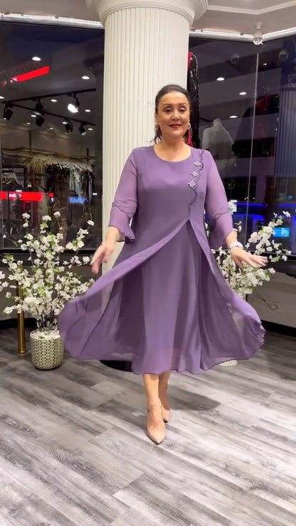 Nerisa™ | Moeiteloos elegante jurken in effen kleuren