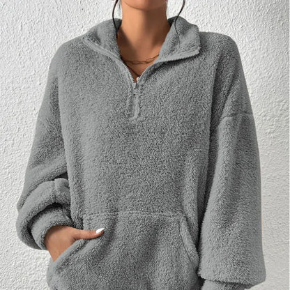Sarai™ l Comfortabele zachte zipper trui