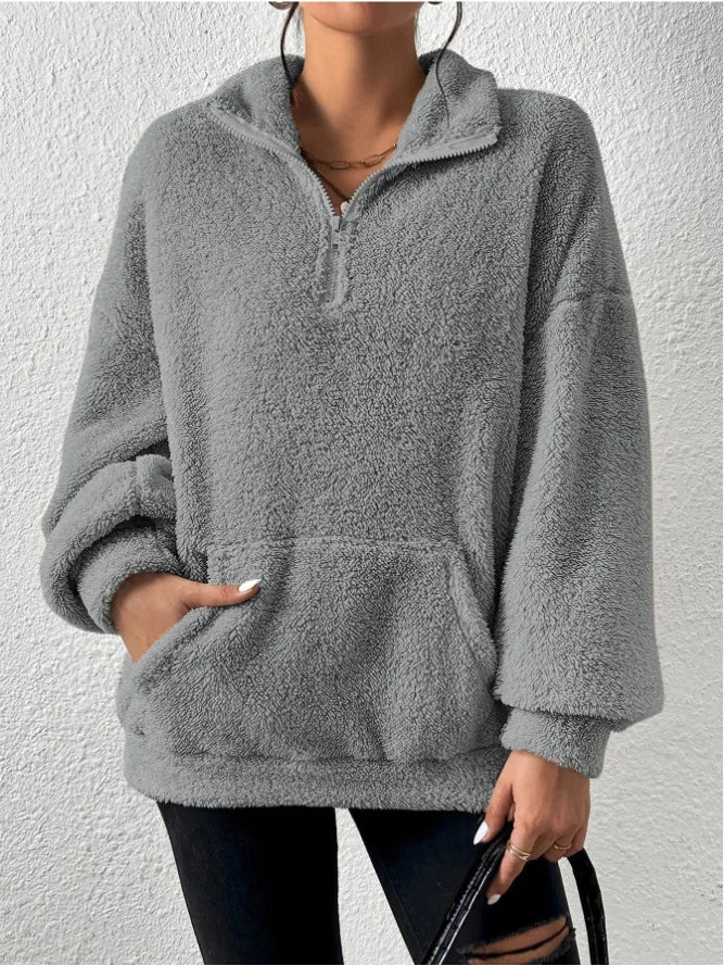 Sarai™ l Comfortabele zachte zipper trui