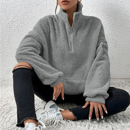 Sarai™ l Comfortabele zachte zipper trui