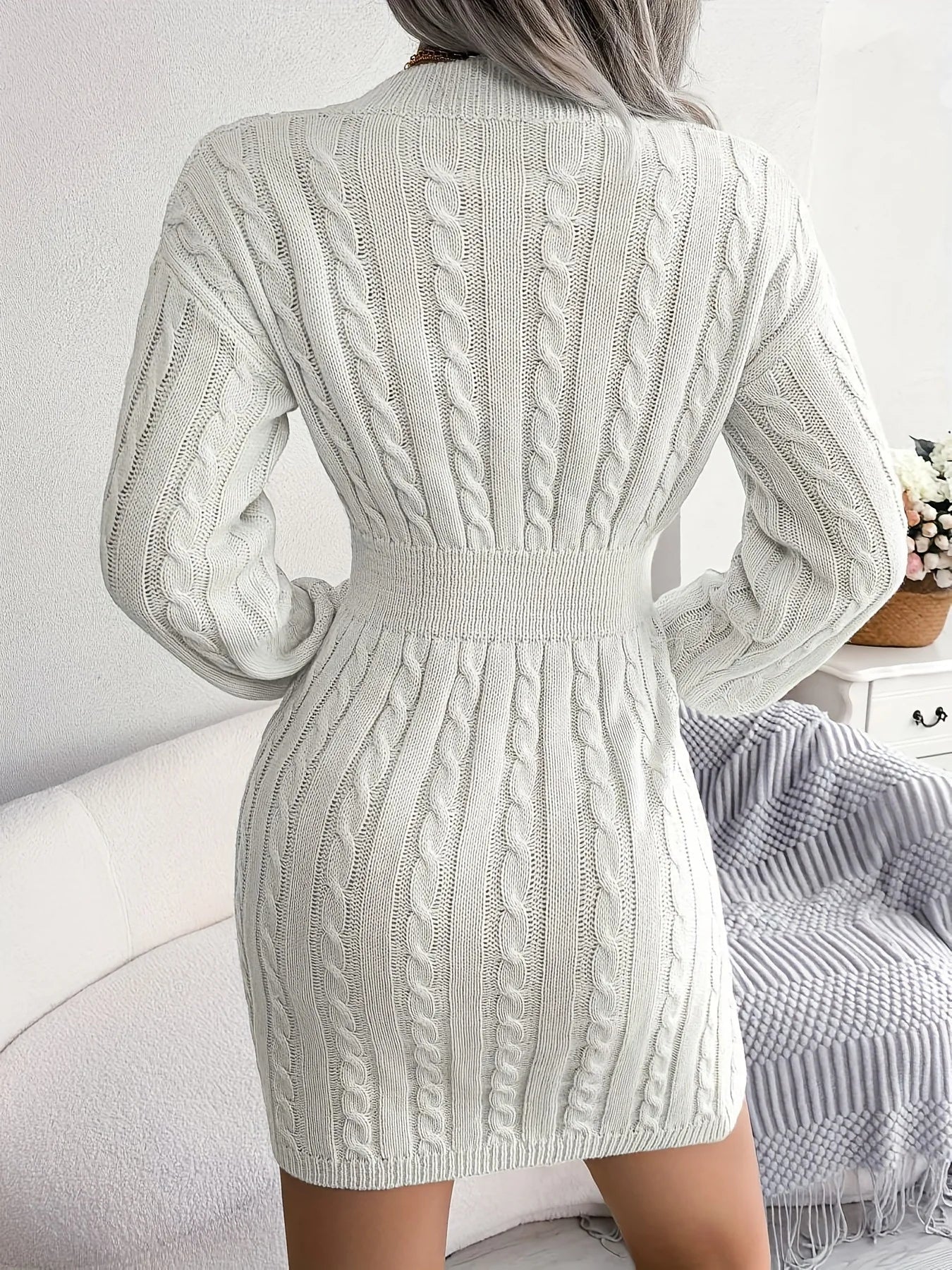 Melim™ l Elegante Jurk met V-Hals