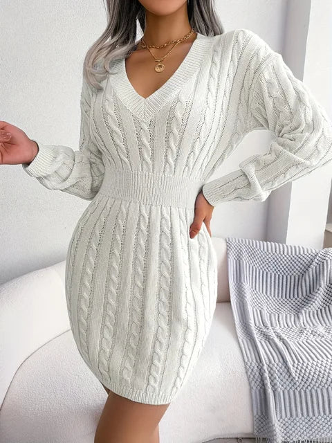 Melim™ l Elegante Jurk met V-Hals