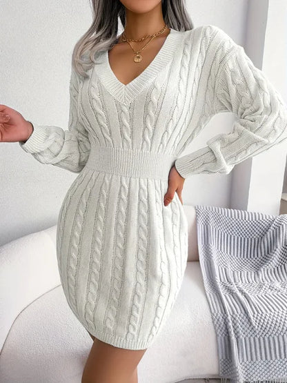 Melim™ l Elegante Jurk met V-Hals