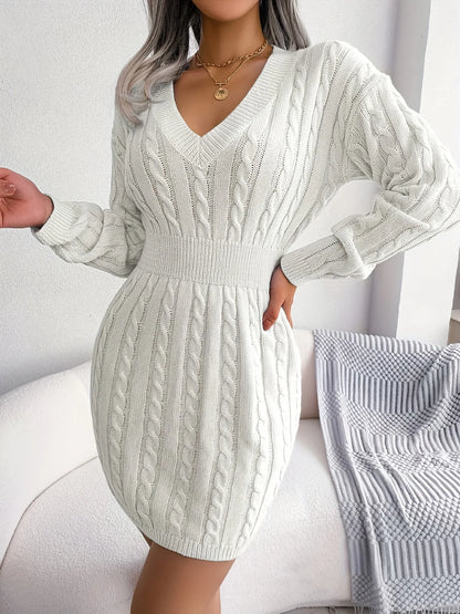 Melim™ l Elegante Jurk met V-Hals