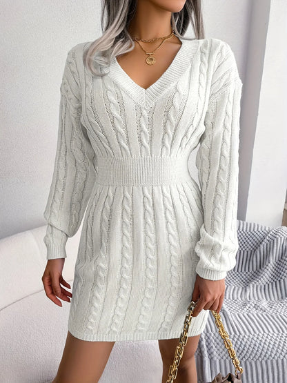Melim™ l Elegante Jurk met V-Hals