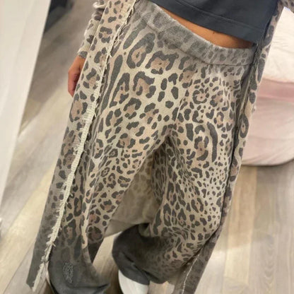 Sienna™ l Casual tweedelig pak met luipaardprint