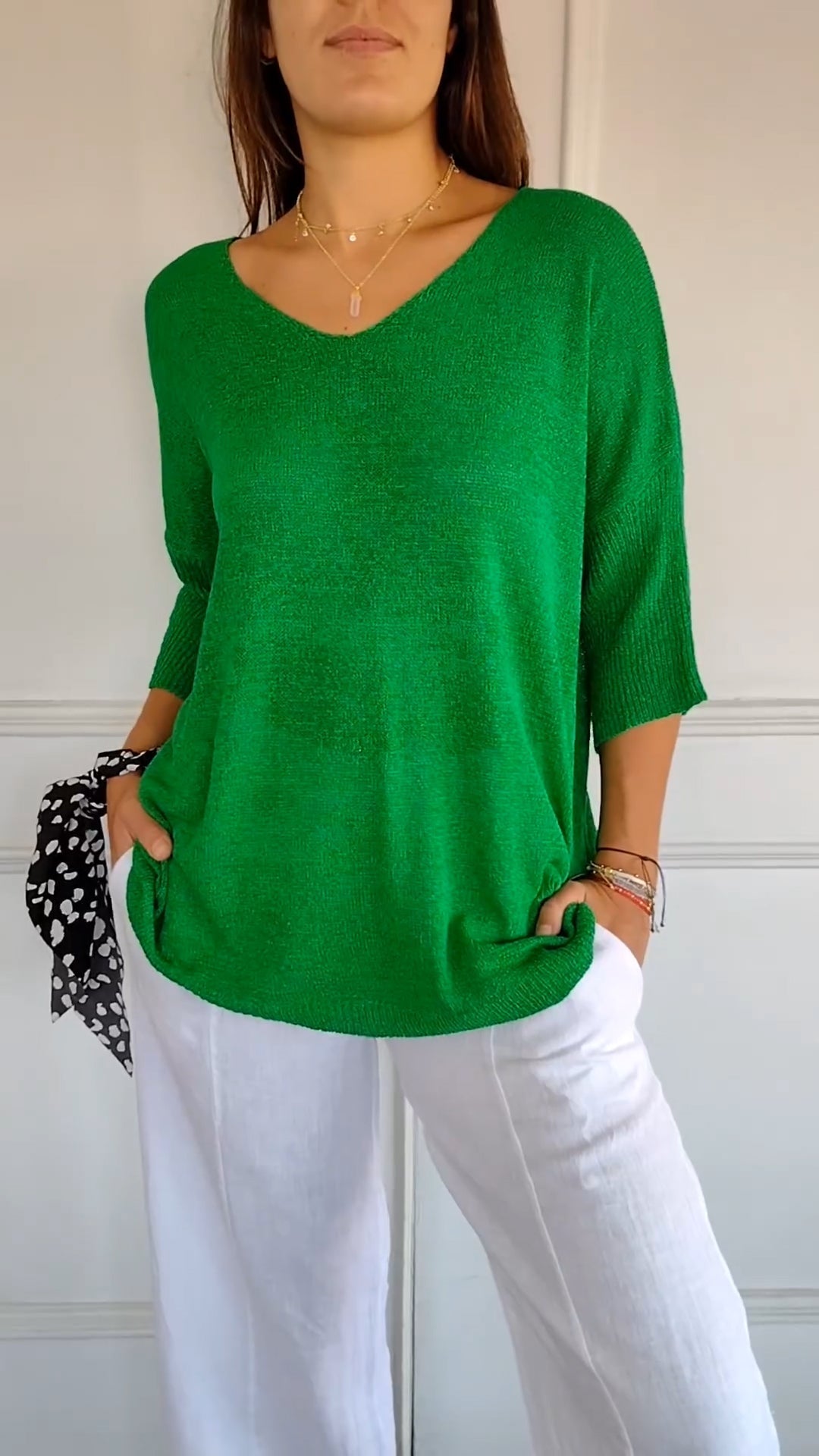 Madilyn™ l Modieuse Effen Gebreide Top (1+1 GRATIS)